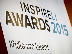 Ceremoniál odhalení poháru Inspireli Awards na ČVUT