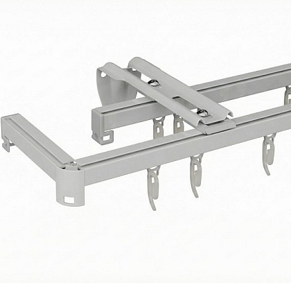 Wand-Gardinenschiene H7300: klare Linien als dezente Alternative zur Deckenschiene